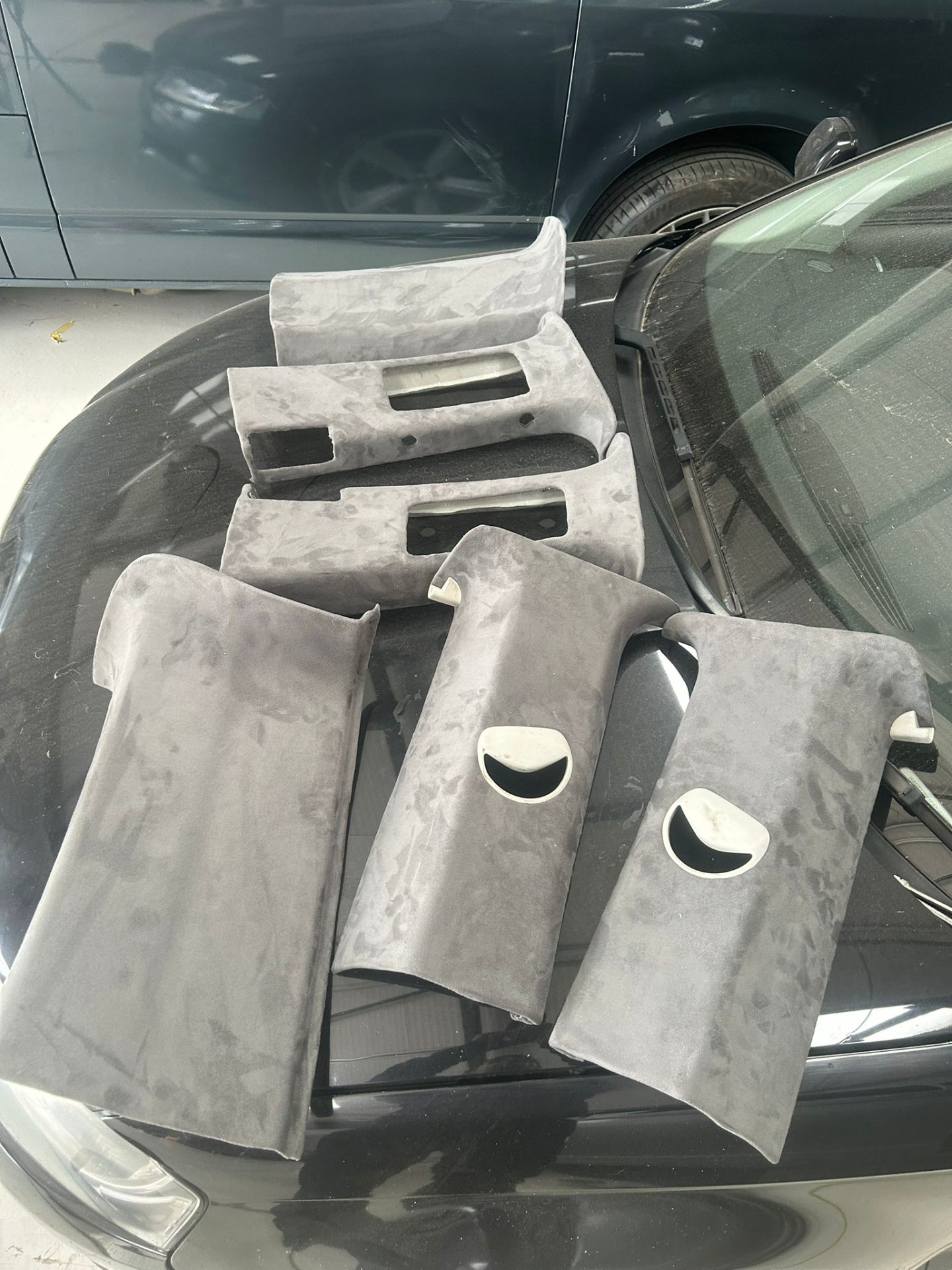 Pillar trims re-skinned to match
