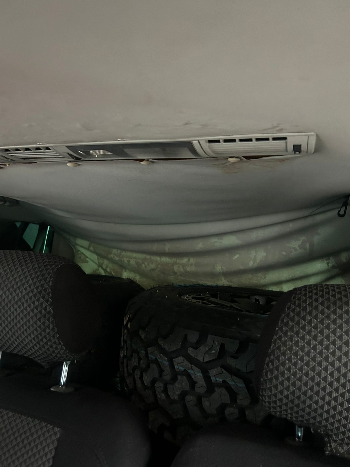 Sagging factory headliner